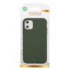 iPhone 11 Skal Silikonkänsla Olive Green