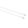 Kabel Kevlar USB-C till USB-C 1.5m Vit