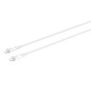 Kabel Kevlar USB-C till USB-C 1.5m Vit