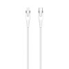 Kabel Kevlar USB-C till Lightning 1.5m Vit