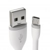 Flexibel Micro-USB kabel - 15 cm Vit