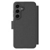 Samsung Galaxy S25 Fodral Cirkulärt Plånboksfodral Svart
