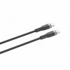 Kabel METAL Series USB-C/USB-C 1.2m Svart