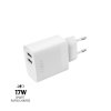 Laddare 2xUSB-A 17W Vit