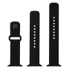 Apple Watch 44/45/46mm Armband Silicone Sporty Strap Svart