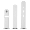 Apple Watch Ultra 1/2 49mm Armband Silicone Sporty Strap Vit