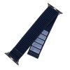 Apple Watch 44/45/46mm Armband Nylon Sporty Strap Blå