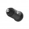 Mini Billaddare med Lightning-kabel 1m 15W Svart
