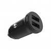 Mini Billaddare med Lightning-kabel 1m 15W Svart