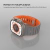 Apple Watch 42/44/45/46mm Armband Silicone Magnetic Strap Grå