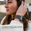 Apple Watch 42/44/45/46mm Armband Silicone Magnetic Strap Grå