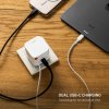 GaN65 Laddare med utdragbar USB-C Kabel 65W