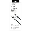Kabel 4 in 1 USB-C/USB-A/Lightning Cable 60W 2m