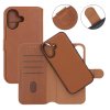 iPhone 17 Fodral 4 Kortfack Löstagbart Skal Brun