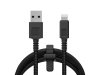 Lightning till USB-A Kabel Next Gen 12W 1.5m Svart