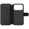 iPhone 17 Pro Fodral Äkta Läder Svart