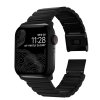 Apple Watch 42/44/45mm/Apple Watch Ultra Armband Titanium Band Svart