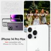 iPhone 14 Pro Max Skal Optik Crystal Chrome Gray