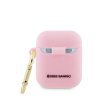 AirPods 1/2 Skal Liquid Silicone Rosa