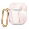 AirPods (1/2) Skal Shiny Marble Rosa