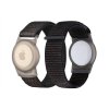AirTag Armband Nylon Svart