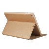 Apple iPad 9.7 Fodral PU-läder TPU Lädertextur Guld