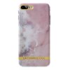 Apple iPhone 7/8 Plus Mobilskal TPU Tryck Färglad Marmor Rosa