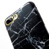 Apple iPhone 7/8 Plus Mobilskal TPU Tryck Marmor Svart Vit