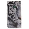 iPhone 7/8/SE Fodral Motiv Tiger med Grönt Öga