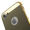 Apple iPhone 7/8/SE Mobilskal Metalbumper Baksida Hårdplast Guld