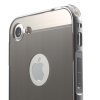 Apple iPhone 7/8/SE Mobilskal Metalbumper Baksida Hårdplast Silver
