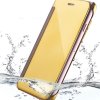 Apple iPhone 7/8 Plus Etui Slimmat PU-læder Hård Plastikik Guld