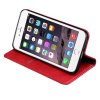 Apple iPhone 7/8 Plus Mobilfodral Retro Lädertextur Sömnad Röd