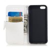 Apple iPhone SE/5S/5 Plånboksfodral Enhörning Vit