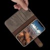 iPhone X/Xs Plånboksfodral Löstagbart Skal Mörkbrun