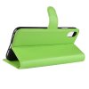 Apple iPhone Xr Plånboksfodral PU-läder Litchi Grön