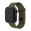 Apple Watch 38/40/41/42mm Armband Silicone Sporty Strap Olivgrön