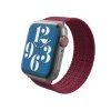 Apple Watch 38/40/41mm Armband Braided Watch Band Large Wine
