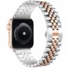 Apple Watch 38/40/41mm Armband Rostfritt Stål Silver Roseguld