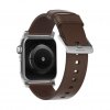 Apple Watch 38/40/41mm Armband Modern Strap Silver/Rustic Brown