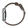 Apple Watch 38/40/41mm Armband Modern Strap Silver/Rustic Brown