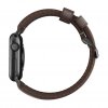 Apple Watch 40/38mm Armband Traditional Strap Svart/Rustic Brown
