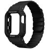 Apple Watch 40/41mm Armband med Skal Silikon Magnetstänging Svart