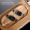 Apple Watch 42/44/45/46mm Armband Titanium Strap Svart
