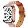Apple Watch 42/44/45mm/Apple Watch Ultra Armband Pärlor Röd