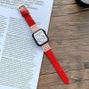 Apple Watch 42/44/45mm/Apple Watch Ultra Armband Pärlor Röd