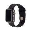 Apple Watch 42/44/45mm/Apple Watch Ultra Armband Silikon Svart