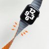 Apple Watch 42/44/45mm/Apple Watch Ultra Armband Molan Series Gul Grå