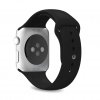 Apple Watch 42/44/45mm/Apple Watch Ultra Armband ICON Silicone Band Svart