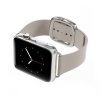 Apple Watch 42mm Series 1/2/3 Armband Äkta Läder Grå